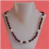 Image 1 : Ruby, Pearl 243.20 CTW Necklace in Silver