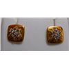 Image 1 : Earring of Diamond 0.51 Ctw in 4.60g 18kt Yellow Gold