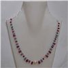 Image 1 : Tanzanite,Ruby,Pearl 92.50 CTW Necklace in Silver