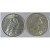 Image 2 : 1934-D AU & 1934-S VF PEACE DOLLARS