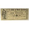 Image 1 : 1861 $1 STATE OF NORTH CAROLINA NOTE