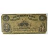 Image 1 : 1857 $10 MERCHANTS BANK NOTE