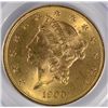 Image 2 : 1900 $20.00 GOLD LIBERTY PCGS MS63 NICE