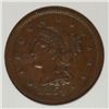 Image 2 : 1854 LARGE ONE CENT NGC AU55 BEAUTIFUL!