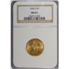 Image 1 : 1906 S $5 GOLD LIBERTY NGC MS 63