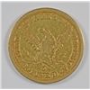 Image 2 : 1844-O $5.00 GOLD LIBERTY VF, POPULAR NEW ORLEANS  MINT MARK