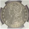 Image 2 : 1830 BUST HALF DOLLAR, NGC MS-62, BLAST WHITE,  SURE LOOKS MS-63