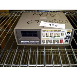 LEADER LDM-853A DIGITAL MULTIMETER (print sequence:) 24803
