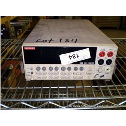 KEITHLEY 2000 MULTIMETER (print sequence:) 734098