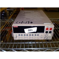 KEITHLEY 2000 MULTIMETER (print sequence:) 732212