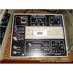 E&L OP-AMP DESIGNER OA-2 (print sequence:) 125124
