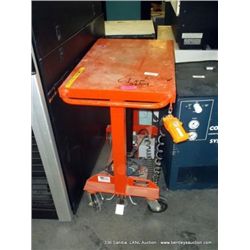 PRESTO SP16-10 HYDRAULIC LIFT TABLE/CART (print sequence:) 56109