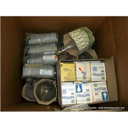 BOX OF MISC. MIXED LIGHTBULBS (print sequence:) 2024