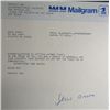 Image 2 : HANK AARON autographed Mailgram from 1974 , Congrats on Hitting Number 715