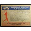Image 2 : 1959 FLEER TED WILLIAMS.  TED RECOVERS.  PSA 8
