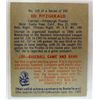 Image 2 : 1949 BOWMAN #109B  ED FITZGERALD  NM  PRINTED NAME