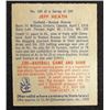 Image 2 : 1949 BOWMAN #169  JEFF HEATH  EM  ROOKIE