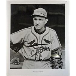 AUTOGRAPHED  8 x 10  ENOS SLAUGHTER B/W PHOTO