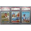 3 - 1967 TOPPS BASEBALL PSA NM - MT 8  #87, #89, #94