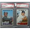 Image 1 : 2 - 1967 TOPPS BASEBALL PSA  NM 7  #554, #583