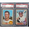 Image 1 : 2 - 1968 TOPPS BASEBALL PSA  MINT 9  #578, #591