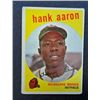 Image 2 : 9 - 1959 Topps Baseball Card Lot - with Hank Aaron.