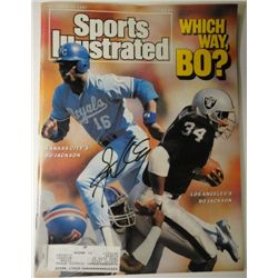 Bo Jackson Autographed Sports Illustrated.  December 14, 1987.