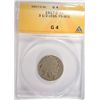 Image 1 : 1917-D 3 1/2 LEG BUFFALO NICKEL FS-901 ANACS GOOD 4