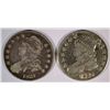 Image 1 : 1830 FINE & 1831 FINE BUST HALF DOLLARS