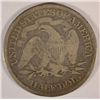 Image 2 : 1867 SEATED HALF DOLLAR G/VG