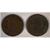 Image 1 : 1803 VG & 1809 VF HALF CENTS