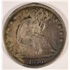 Image 1 : 1876-CC SEATED HALF DOLLAR XF/AU
