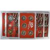 Image 1 : ( 3 ) 2000 U.S. SILVER PROOF SETS WITHOUT PACKAGING, BEAUTIFUL COINS IN SETS