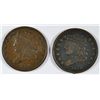 Image 1 : 1834 F/VF & 1835 VF/XF HALF CENTS
