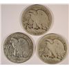 Image 2 : 3-1919 WALKING LIBERTY HALF DOLLARS "GRADING SET" (AG,GOOD,VG)