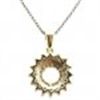 Image 3 : Blue & white Diamond solid Gold Pendant