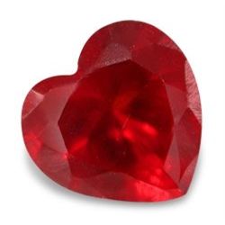 Heart Cut Ruby 4.00 ct