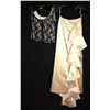 Image 1 : Lot [2] PIECES:  [1] Louise wool camisole, lace, size 8 and [1] Tan flowing gown