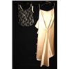 Image 2 : Lot [2] PIECES:  [1] Louise wool camisole, lace, size 8 and [1] Tan flowing gown