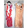 Image 1 : Lot [3] DRESSES: [1] Roberto Cavalli sleeveless print dress, size 6, [1] Hoss Intropia print dress, 