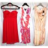 Image 2 : Lot [3] DRESSES: [1] Roberto Cavalli sleeveless print dress, size 6, [1] Hoss Intropia print dress, 