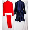 Image 2 : Lot [2] PIECES:  [1] Pants and jacket, size 6 with Tees by Tina white top and [1] Navy jacket with s