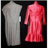 Image 2 : Lot [2] DRESSES:  [1] Louise dress with ruffles, size 4 and [1] Grey dress, size 4