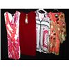 Image 1 : Lot [4] PIECES:  [1] Roberto Cavalli sleeveless print dress, size 8, [1] Hoss red dress, size 8, [1]