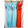 Image 2 : Lot [3] DRESSES:  [1] Favaina blue dress, size 2, [1] Favaina cross back teal dress, size 2 and [1] 