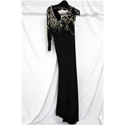 MacDuggal black gown, size 12