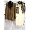 Image 1 : Lot [2] PEICES:  [1] Algo 100% Wool coat, size 14 and [1] Musani 2 pc dress, size 14