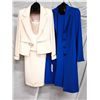 Image 1 : Lot [2] PIECES:  [1] Musani 2 pc dress, size 12 and [1] Algo blue cashmere coat, size 12