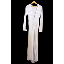 Lot [1] DRESS: [1] Juan Carlos Pinera white gown, size small