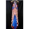 Image 1 : Lot [1] Dress: [1] American flag motif sequin dress, size 6